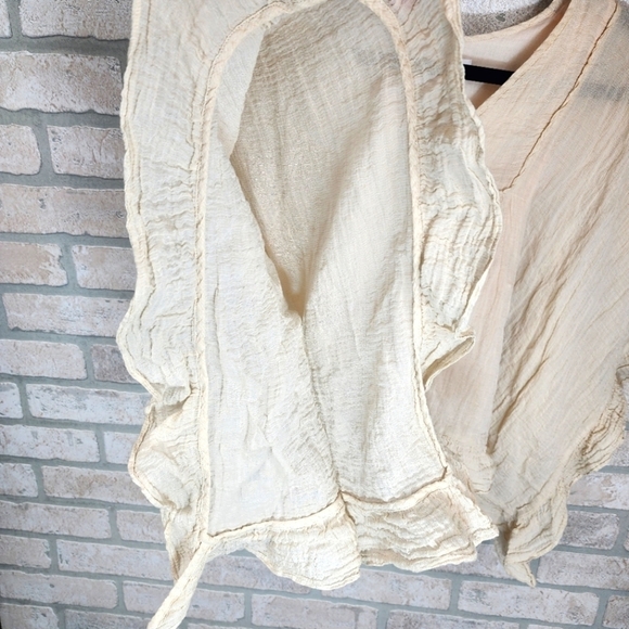 SEE BY CHOLE Pheasant Ruffled Top Size 38 - Picture 4 of 10